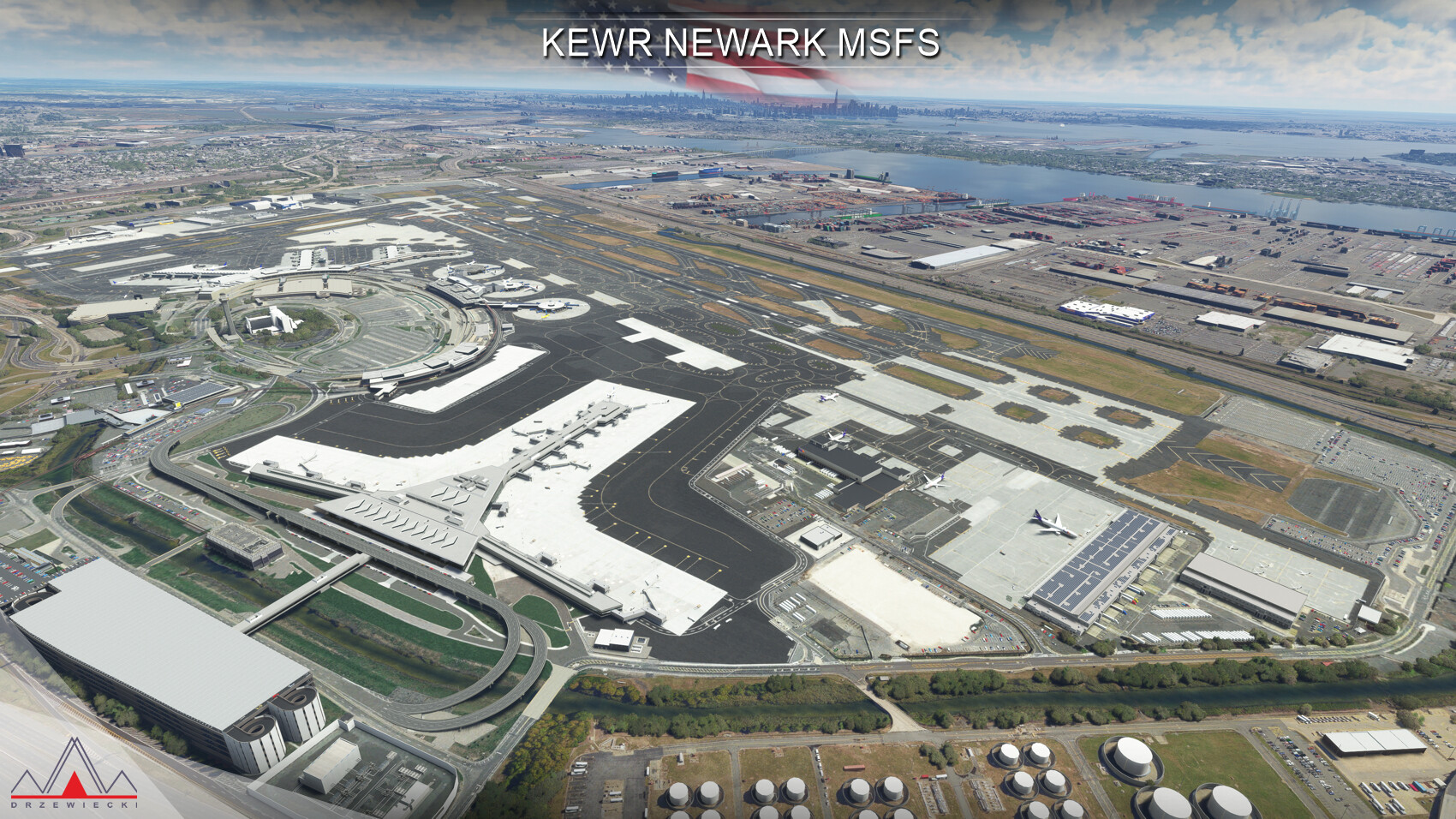 KEWR Newark Liberty International Airport Microsoft Flight Simulator