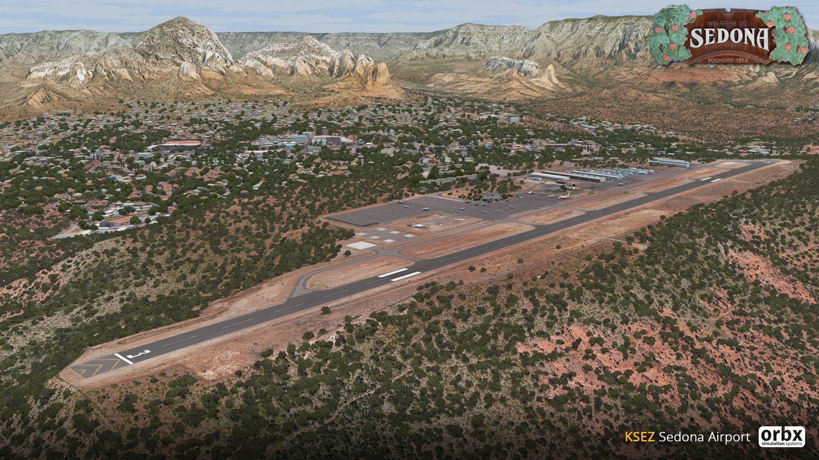 KSEZ Sedona Airport Orbx